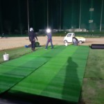 目標グリーン設置工事
