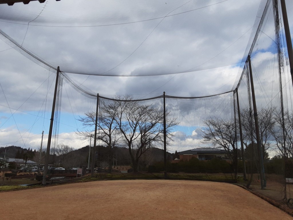 天井ネット張替工事