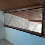 落下防止ネット設置工事