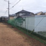 防球ネット設置工事