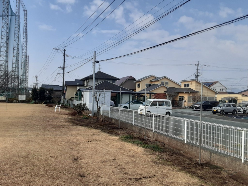 防球ネット設置工事