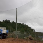 防球ネット張替・修繕工事