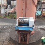 帯ネット入替および近隣防球ネット設置工事