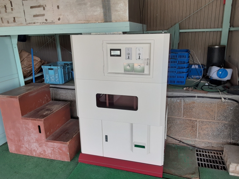 ボール貸出機入替工事