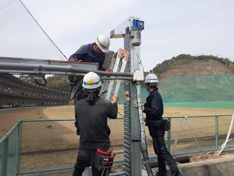 縦コンベア入替工事