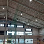 体育館仕切りネット設置工事