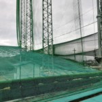 右サイド・天井ネット張替工事