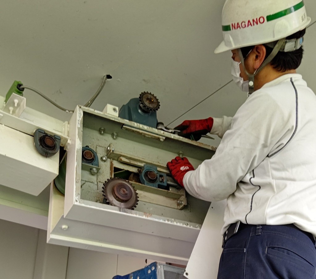 水平コンベア修繕工事