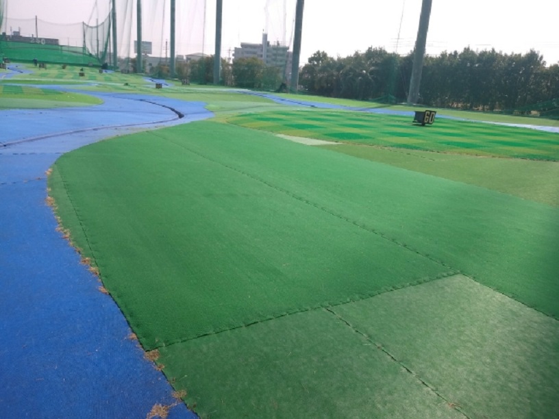 人工芝補修工事