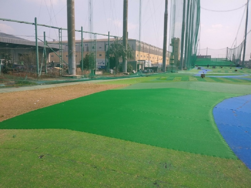 人工芝補修工事