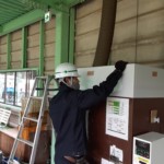 ボール貸出機かさ上げ工事