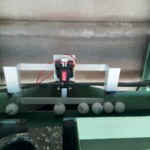 水平コンベアボール落し口用精密機械設置工事