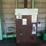 ボール貸出機かさ上げ工事