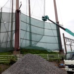 遮光ネット修繕工事