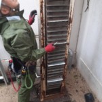 縦コンベアベルト交換工事