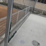 防球ネット設置工事