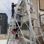 防球ネット設置工事