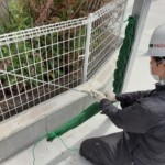 防球ネット設置工事