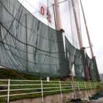 遮光ネット修繕工事