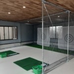インドアゴルフネット設置工事
