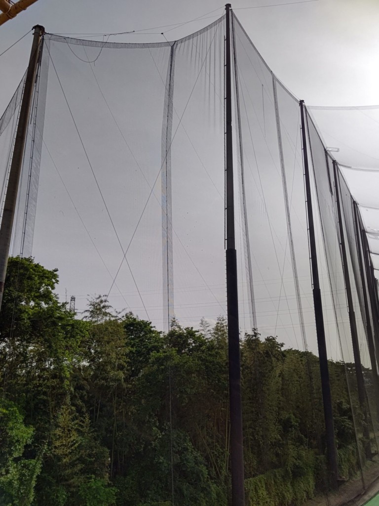 右サイドネット張替工事