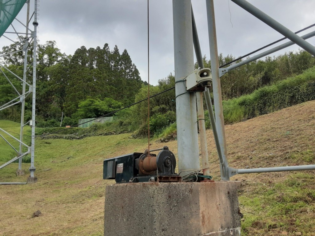 中古ウインチ交換工事