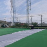 人工芝貼り工事