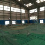 防球ネット改良工事