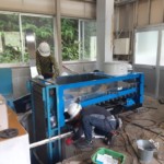 ボール洗浄機入替工事