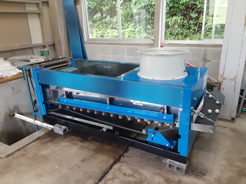 ボール洗浄機入替工事