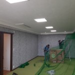 防球ネット設置工事