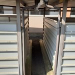 駐輪場ネット設置工事