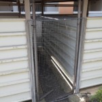 駐輪場ネット設置工事