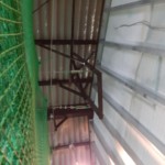 アングル溶接補強工事