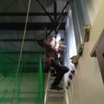 アングル溶接補強工事