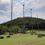 左サイドネット張替工事