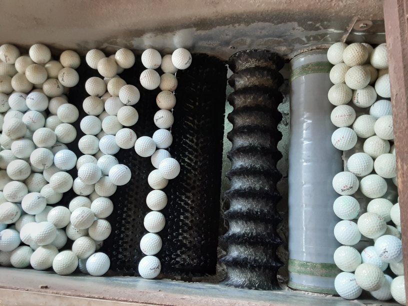 ボール洗浄機ブラシ交換工事