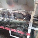 ボール洗浄機ブラシ交換工事