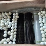 ボール洗浄機ブラシ交換工事