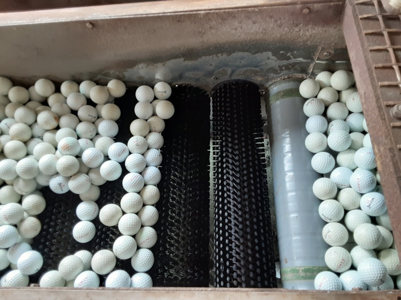 ボール洗浄機ブラシ交換工事