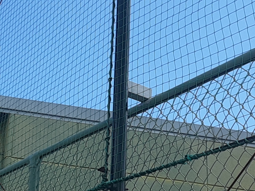 防球ネット補強工事