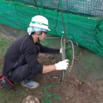 ガイドワイヤー交換工事