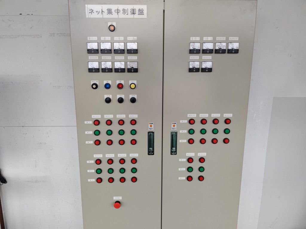 ウインチ制御盤入替工事