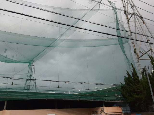 固定ネット補修工事