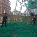 固定ネット補修工事
