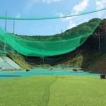 練習場内スーパーＵＶシート貼り工事