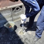 防球ネット設置工事