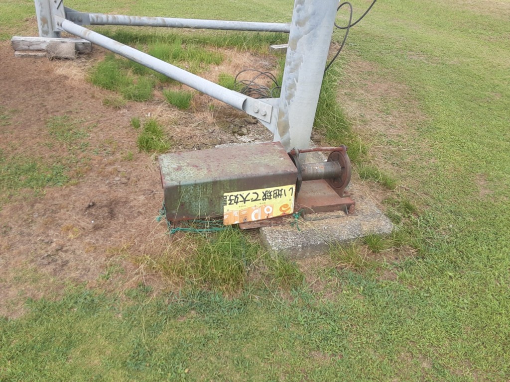 中古ウインチ交換工事