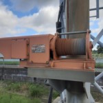 電動ウインチ交換工事