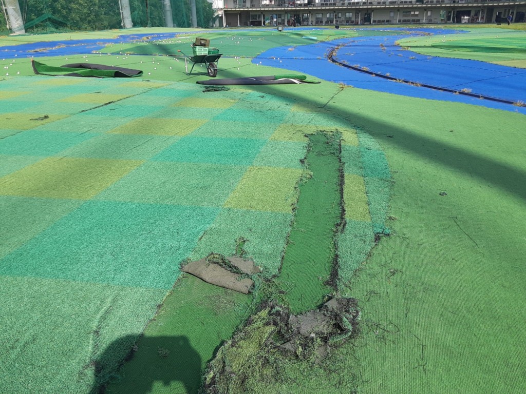 目標グリーン補修工事